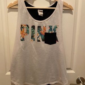 Victoria's Secret Pink Cropped Muscle Tank
